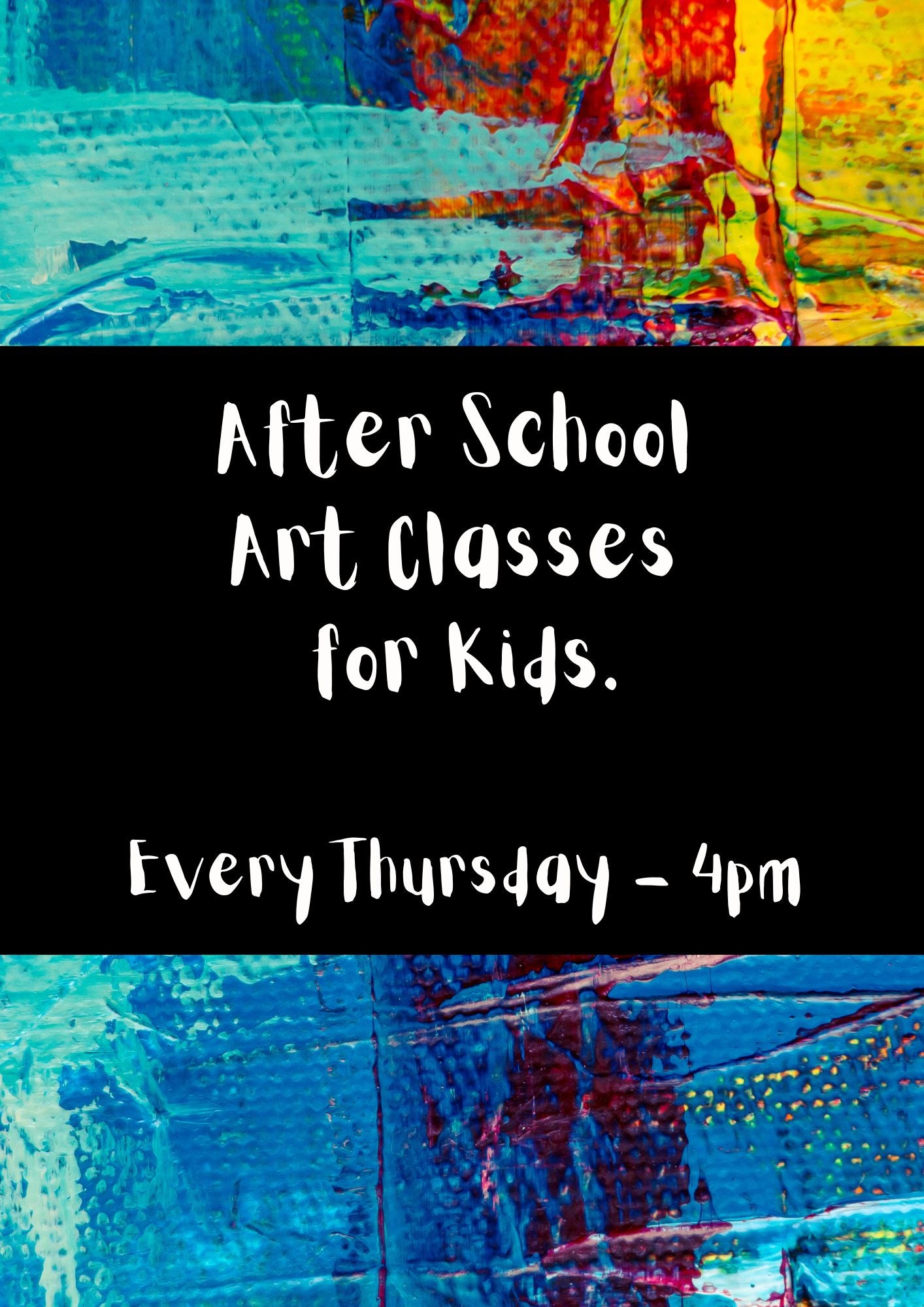 After School Art Classes - Every Thursday - 4pm