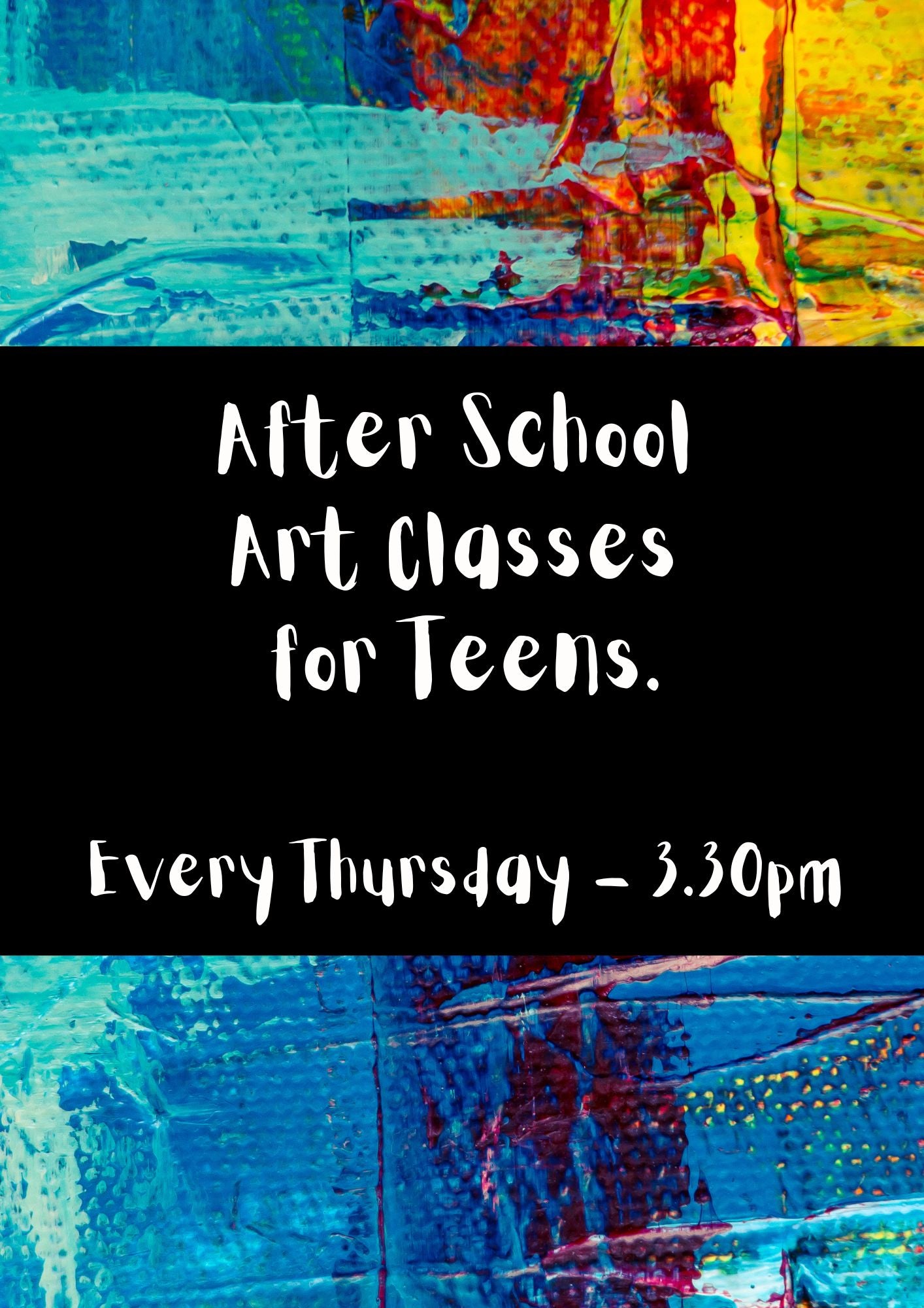 After School Art Classes - Every Thursday - 3.30pm