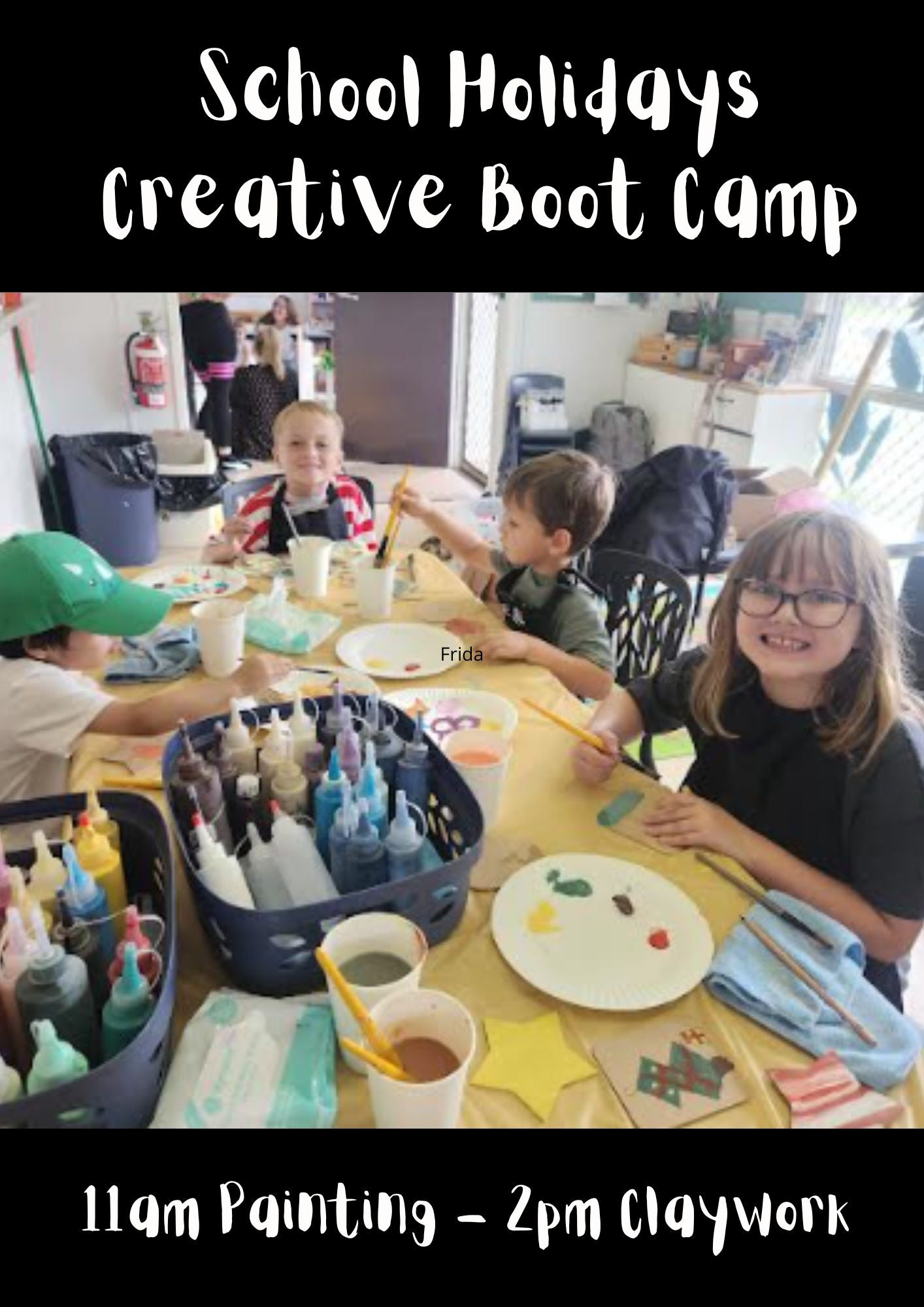 School Holiday Creative Boot Camp - 7yrs plus