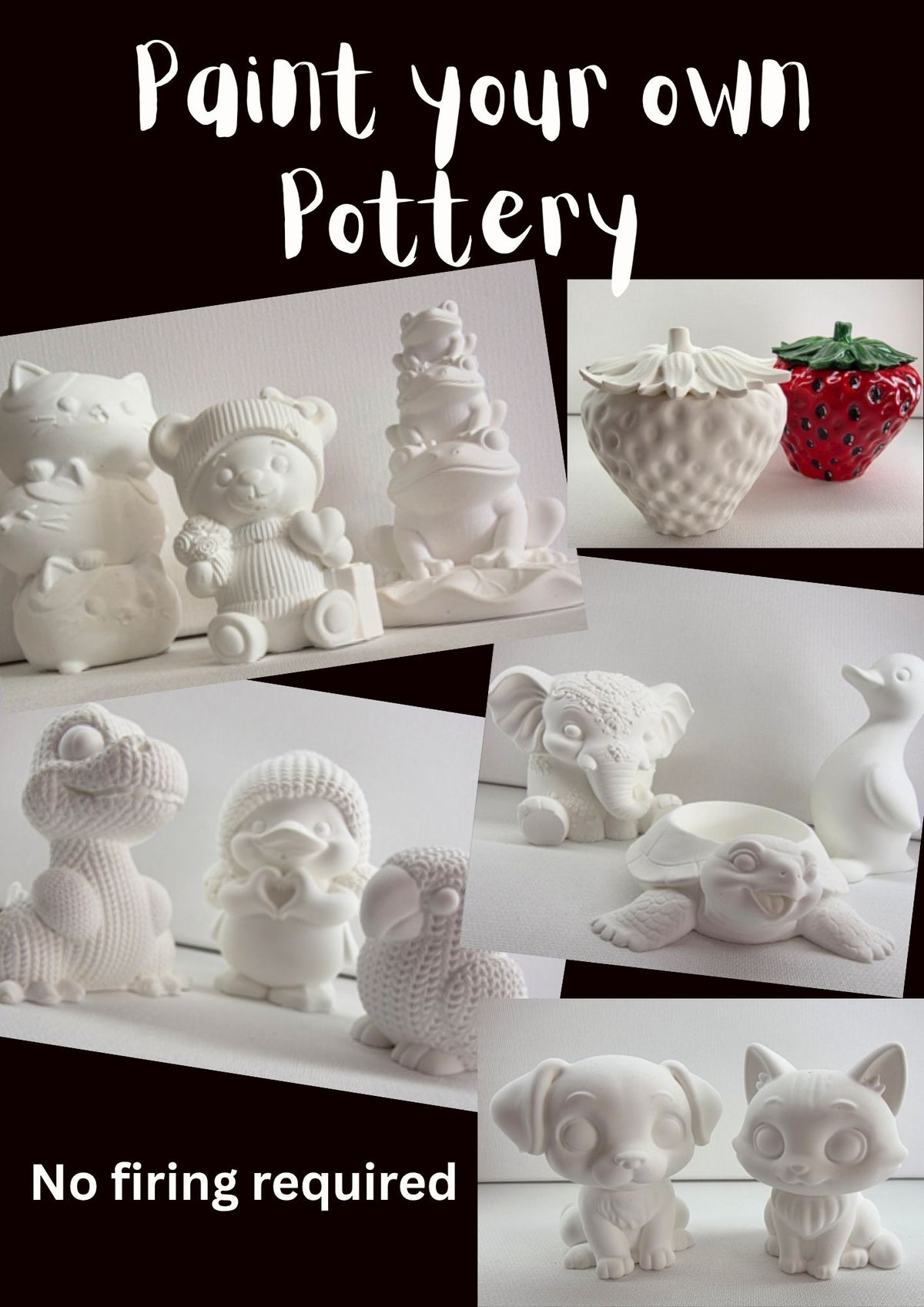 Paint your own Pottery Sessions