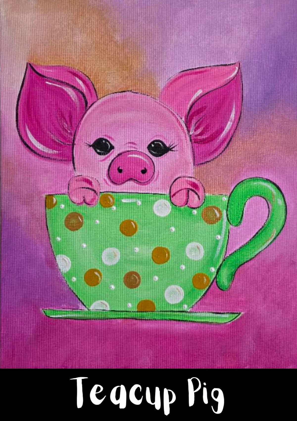 Saturday - 24 October - 2pm - Teacup Pig - all ages