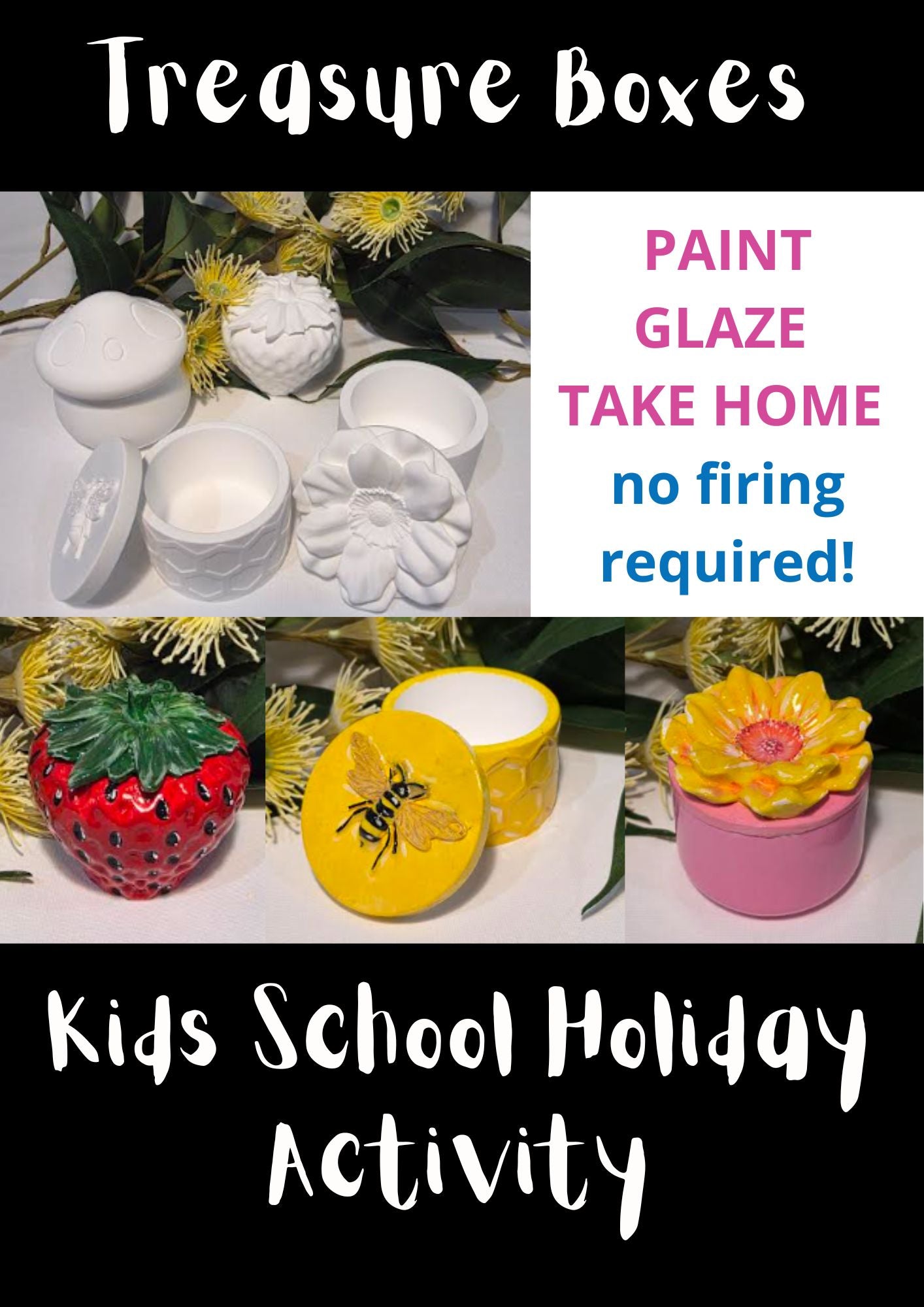 Wednesday - 1 July - 2pm - Treasure Boxes - Kids Holiday Activity